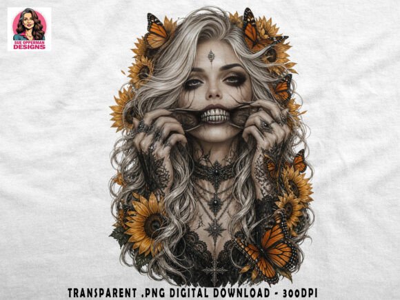 Download Gothic Skull Beauty | Dark Fantasy Art - Skull Collection
