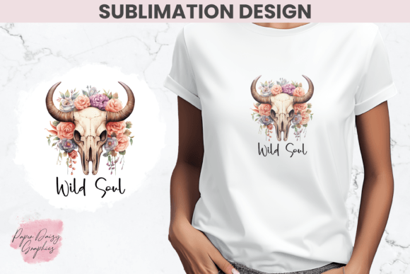 Download Wild Soul Cow Skull Sublimation - Skull Collection